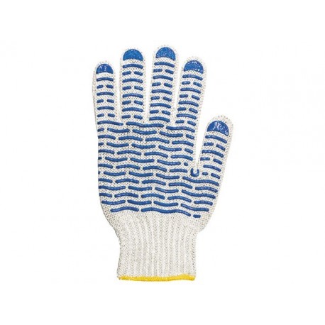 перчатки х/б 5 нитка с ПВХ волна №71 7,5 класс